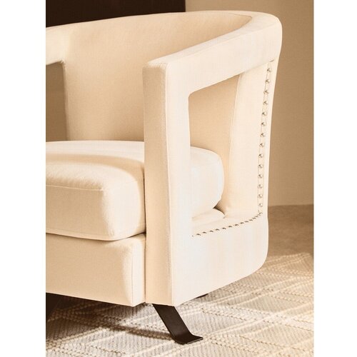 Premier Housewares Bež okretna bar&amp;scaron;unasti fotelja Hestia &amp;ndash; Slike