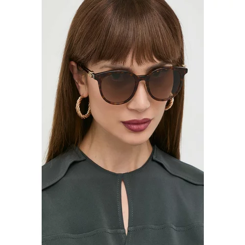 Gucci Sončna očala ženski, rjava barva