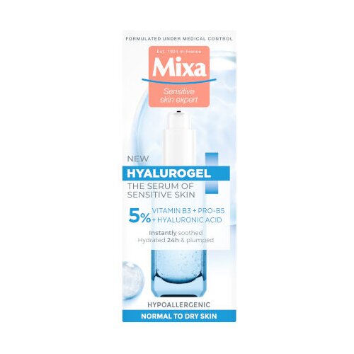 Mixa hyalurogel serum za osetljivu kozu 30ml Slike