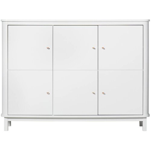 Oliver Furniture&amp;reg; trodijelna komoda multi white Slike