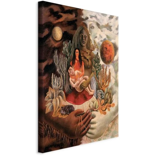  Slika - Frida Kahlo &ndash; The Love Embrace of the Universe  the Earth (Mexico)  Myself  Diego  and Se&ntilde;or Xolotl 20x30 Na talijanskom Cijene