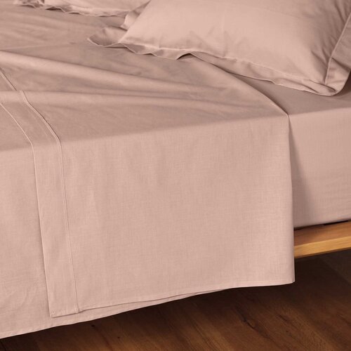 Douceur d int&amp;eacute;rieur Rožnata bombažna rjuha 180x290 cm Lina &amp;ndash; Slike