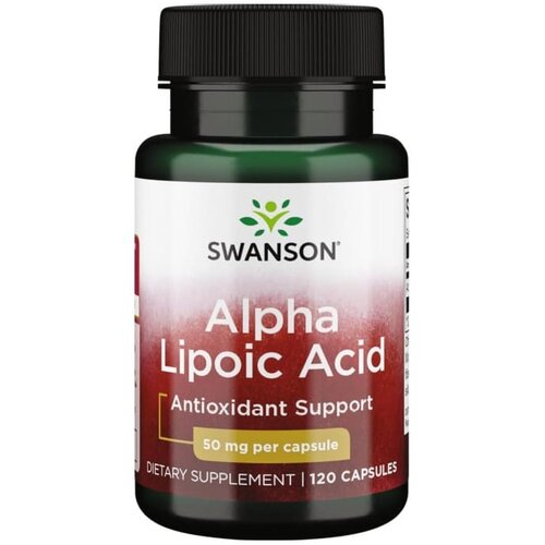 Swanson Alfa-lipoična kiselina 50 mg (120 kapsula) Slike