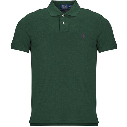 Polo Ralph Lauren POLO AJUSTE DROIT EN COTON BASIC MESH Zelena Slike
