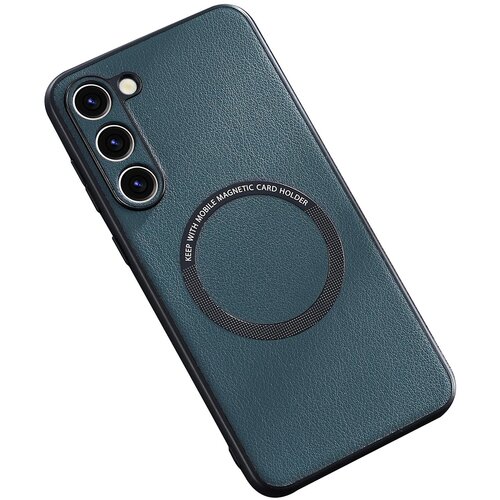 INORCO Za Samsung Galaxy S23 PU usnjeno ohišje TPU+PC hrbtni pokrov telefona združljivo s polnilnikom MagSafe, (22034438) Cene