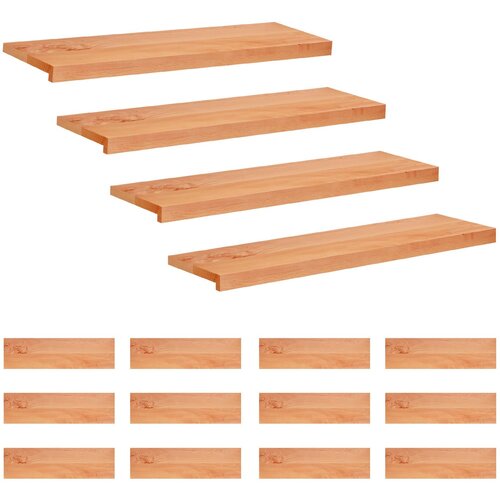 Step treads 16 kom. 100 x 30 x 2 cm Lak Čvrsto drvo bukve Cijene