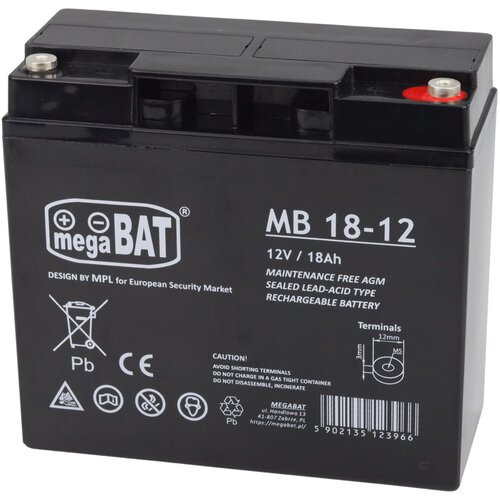 AGM gel battery for the car for a 12V18Ah battery Cene