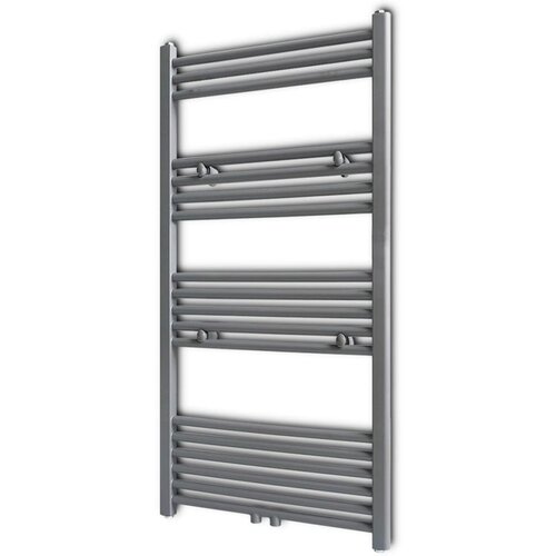 vidaXL kopalniški radiator z ravnimi cevmi 600x1160 mm siv Cene