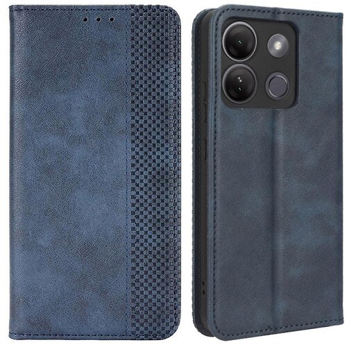 INORCO Za Infinix Smart 7 HD 4G/X6516 PU usnjena magnetna torbica za mobilni telefon, stojalo, denarnica, retro torbica za mobilni telefon, (22034660) Slike