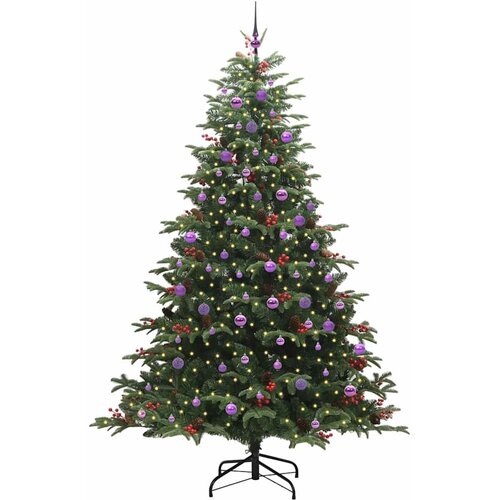  Umjetno božićno drvce Zelena 240 cm PVC i Metal i Plastika Slike