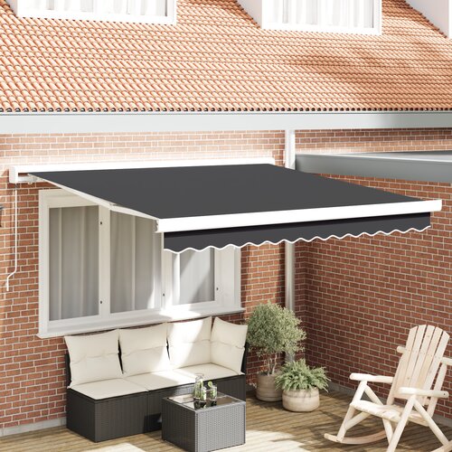vidaXL Ručno uvlačiva tenda antracit 300x250 cm Cijene