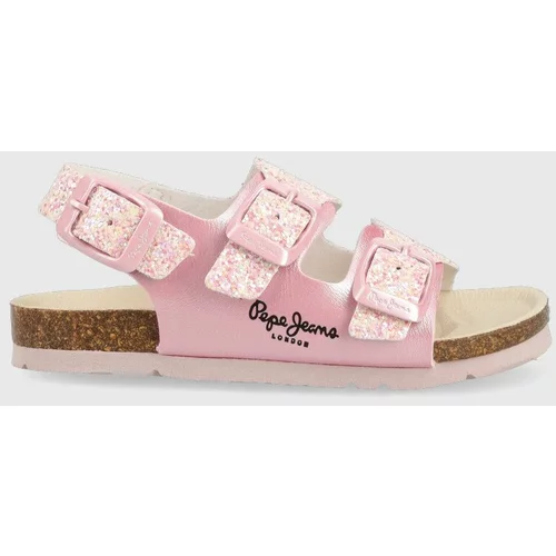 Pepe Jeans Otroški sandali roza barva
