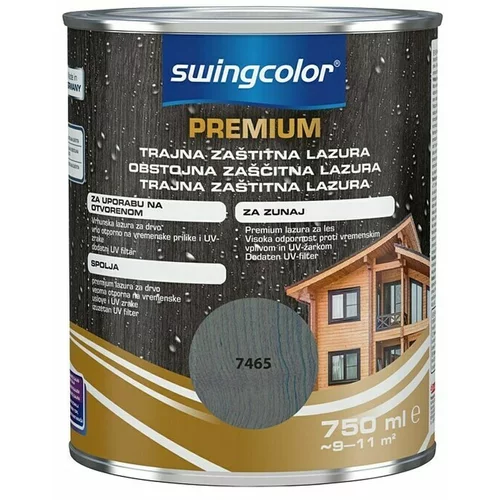 SWINGCOLOR Obstojna zaščitna lazura Premium (barva: srebrna, 750 ml)