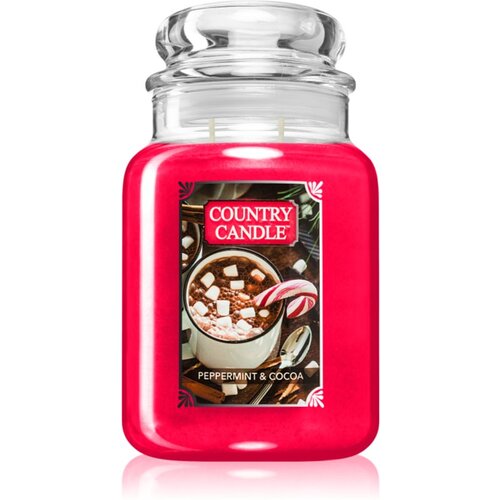 Country Candle Peppermint &amp;amp; Cocoa mirisna svijeća 737 g Slike