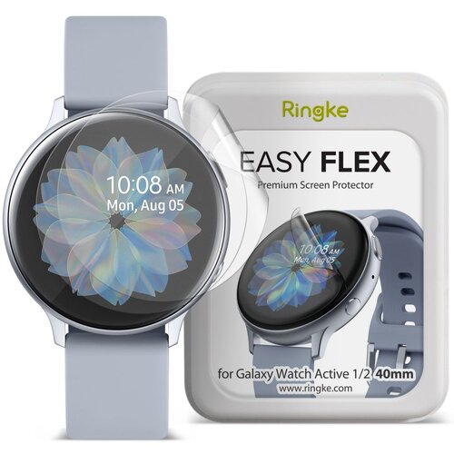  Za&scaron;čitna folija za uro Samsung Galaxy Watch Active 1/2 40mm RINGKE Easy Flex 3kos Cene