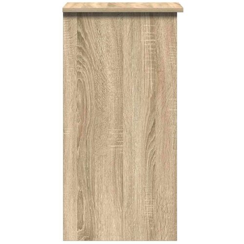 VidaXL Radni stol s policama boja hrasta sonome 84x40x78 cm drveni Slike