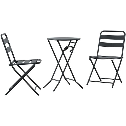 Bistro set za vrt 3 pcs Čelik Slike