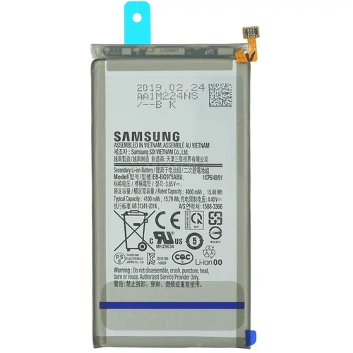 Samsung Baterija za Galaxy S10 Plus / SM-G975, originalna, 4100 mAh
