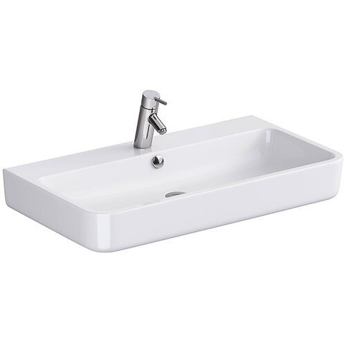 CAMARGUE san Francisco Umivaonik (70 x 45,5 cm, Bez posebne glazure, Rupa za slavinu: Sredina, S preljevom, Bijela boja) Cijene