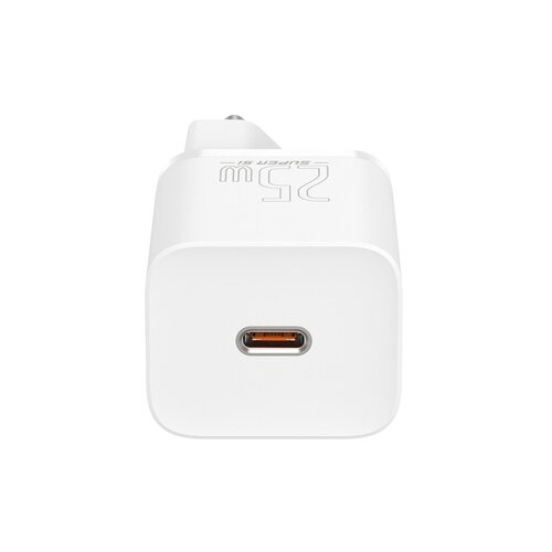 Baseus Super Si brzi punjač adapter, 1C, 25W, USB-C-USB-C 1 m kabel, bijeli Slike