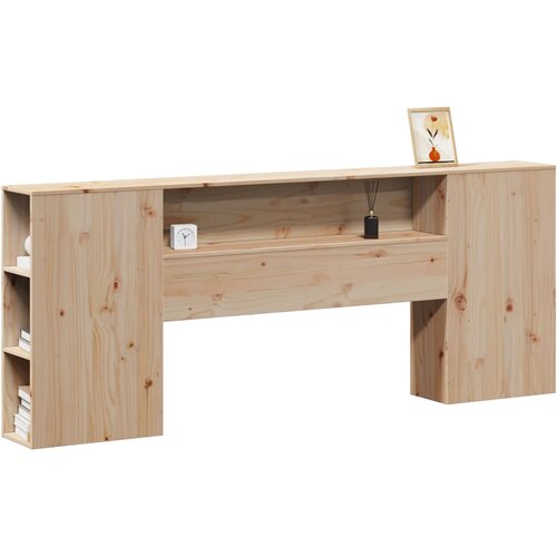 vidaXL Vzglavje s prostorom za shranjevanje 200 cm trdna borovina, (21532517) Cene