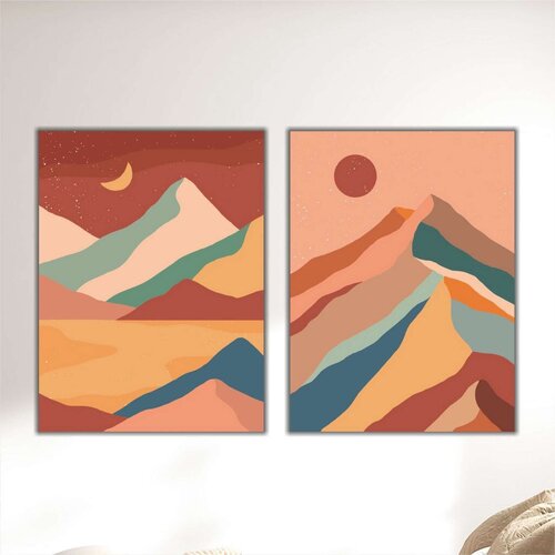 Wallity slika Mdf-00122, 40x60 cm, 2 dela Cene