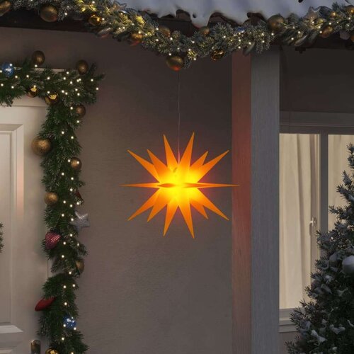  Božićna svjetla s LED žaruljama 3 kom sklopiva žuta 43 cm Cijene