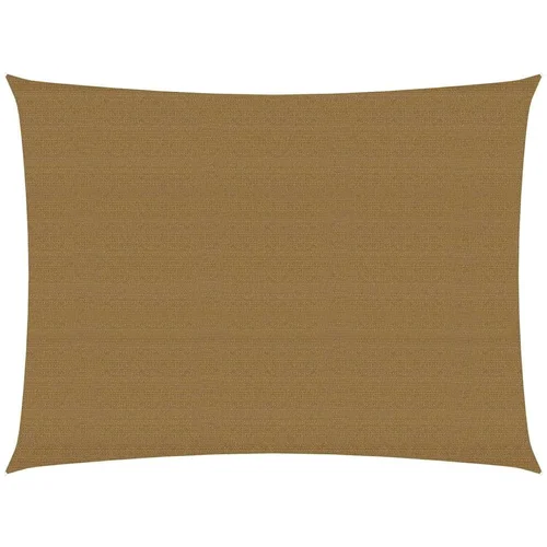  Senčno jadro 160 g/m² taupe 2,5x3,5 m HDPE, (20965338)