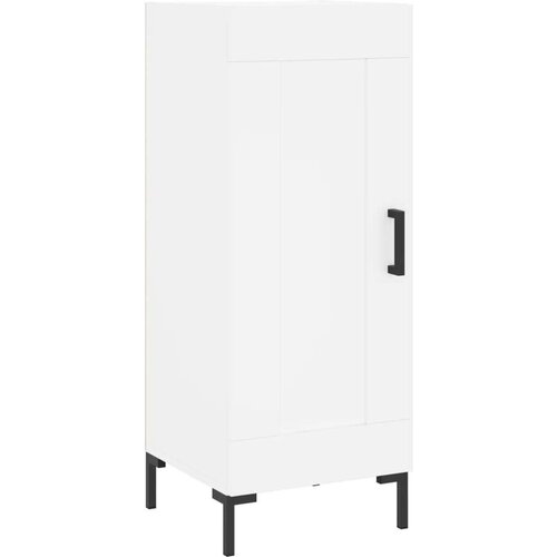 VidaXL Komoda bijela 34 5 x 34 x 90 cm od konstruiranog drva Slike