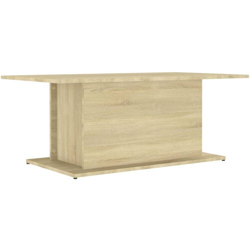 Maison Chic Klubska mizica - kavna mizica - Nizka mizica sonoma hrast 102x55,5x40 cm iverna plo&amp;scaron;ča, (21752462) Slike