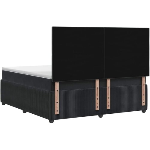  Boxspring krevet s madracem Crna 140 x 190 cm Bar&amp;scaron;un - Crna 140 x 190 cm Pro&amp;scaron;iveno gumbima Slike
