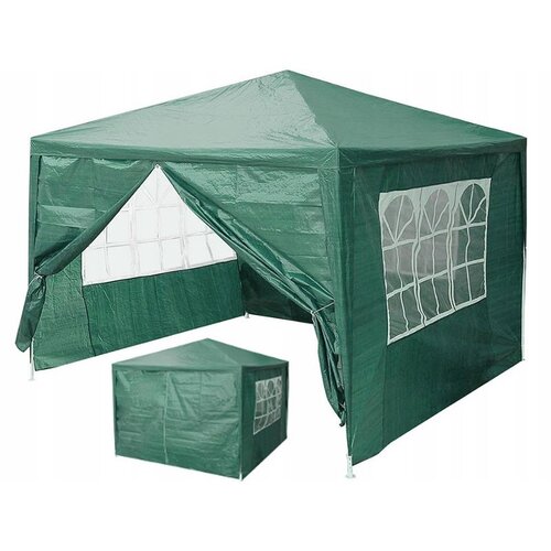 Multi Garden komercijalni vrtni paviljon &scaron;ator &ndash; 3 &times; 3 m, 4 zida, zeleni Cijene