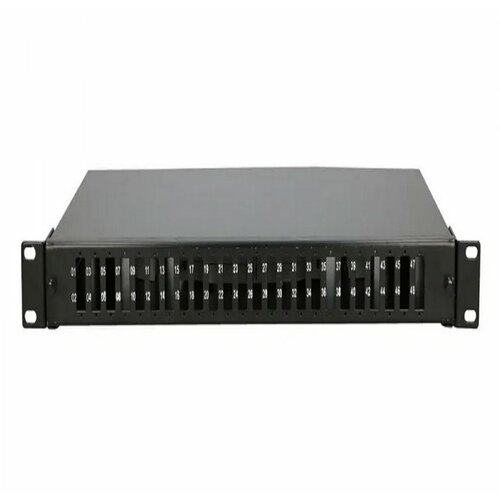 Extralink patch panel 24 duplex sc/ 48 porta sa kasetom, bez modula, crni Cene