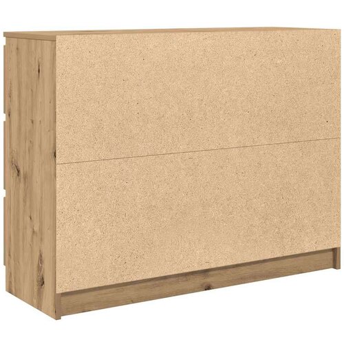 VidaXL Komoda artisan hrast 100x35x76 cm konstruiranog drva Slike