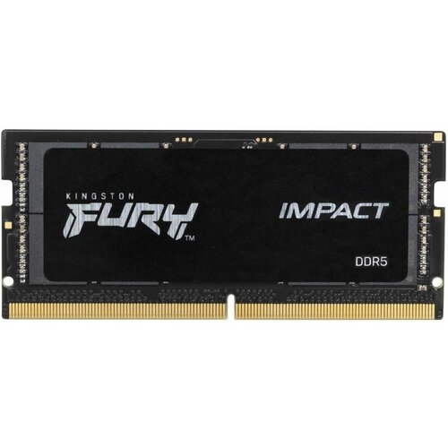 Kingston sodimm DDR5 8GB 4800MT/s KF548S38IB-8 fury impact black Slike
