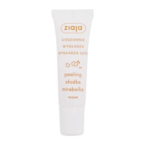 Ziaja Lip Scrub Sweet Mirabelle sladkorni piling za ustnice z vonjem sladke mirabelle 12 ml za ženske