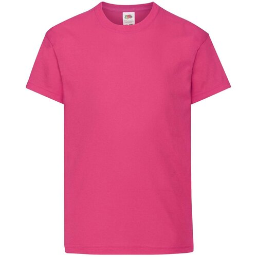 Fruit Of The Loom Pink T-shirt Kids Original Slike
