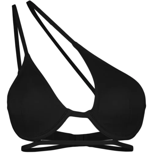 Trendyol Bikini Top - Black - Plain