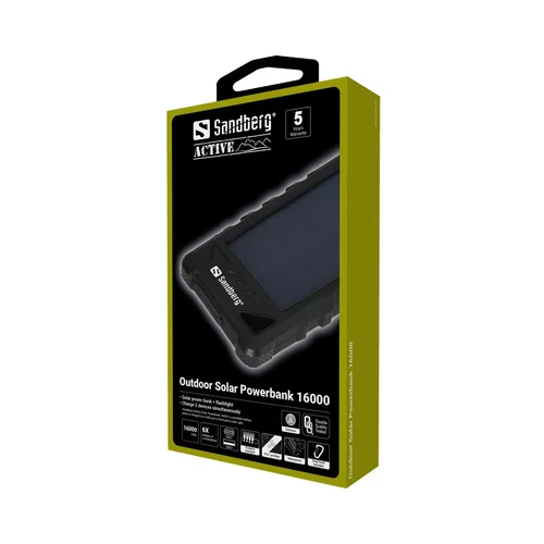 Sandberg prenosna baterija outdoor solar powerbank 16000 420-35