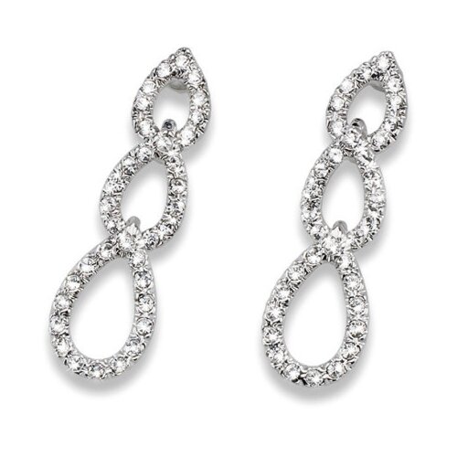 Ženske oliver weber fine crystal mindju&amp;scaron;e sa swarovski belim kristalom ( 22315 ) Slike