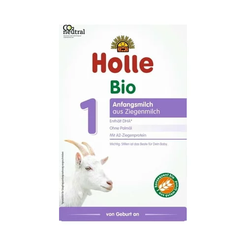Holle Bio začetno mleko 1, osnova kozjega mleka