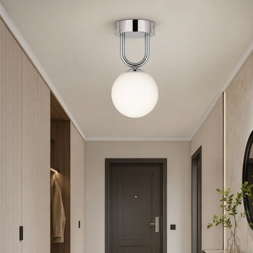 Opviq luster Loop-20455-D, 1 × E27, hrom Cene