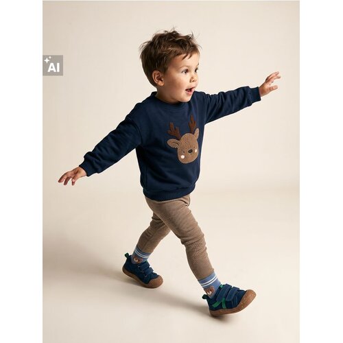 Sinsay Božićna crewneck majica s aplikacijom soba Slike