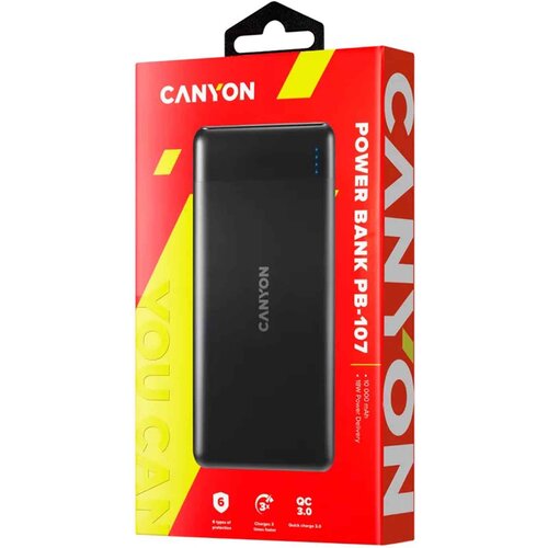Power bank CANYON PB-107 10000mAh Li-poly battery CNE-CPB1007B Slike