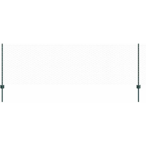  Heksagonalna ograda s stubom 25 x 0,8 m Čelik premazan PVC-om Slike