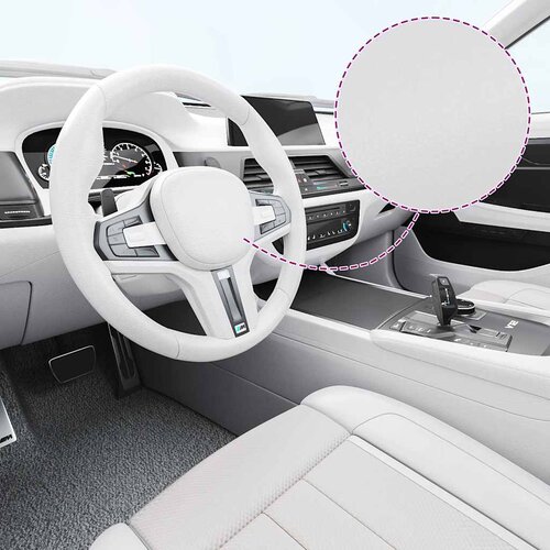  Folije za automobil 2 kom mat bijele 100 x 150 cm Cene