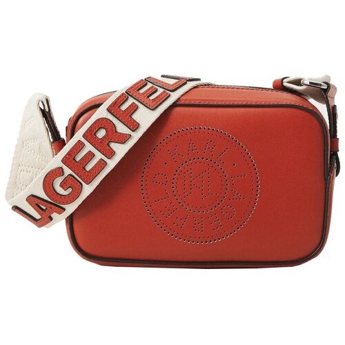 Karl Lagerfeld K CIRCLE SLIM CAMERA BAG Crvena Slike