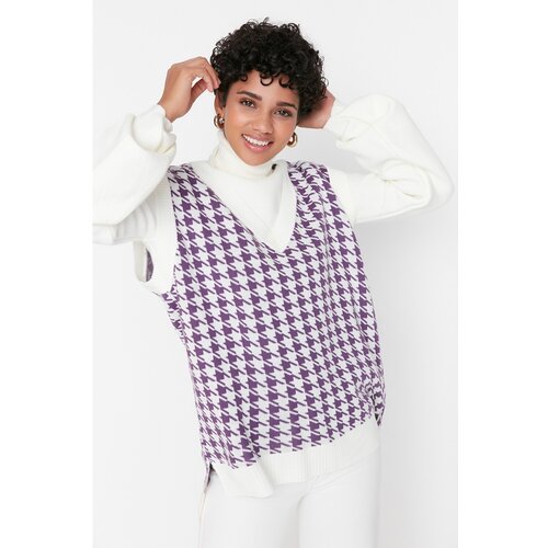 Trendyol Purple Knitwear Sweater Slike