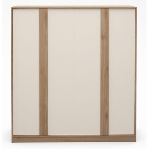 Marckeric Krem/u prirodnoj boji ormar u dekoru hrasta 180x197,5x53 cm Dennis – Cijene