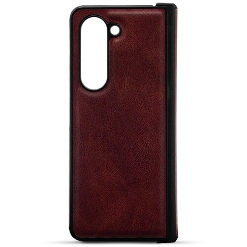  Maska za telefon LEATHER CASE za Samsung Z FOLD 5, Bordo Cene